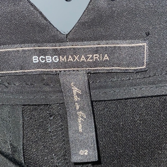 BCBGMaxazria black wide leg pants - Picture 3 of 5